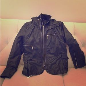 XL Vegan leather jacket OTDO ( Euro goes by TiTi)